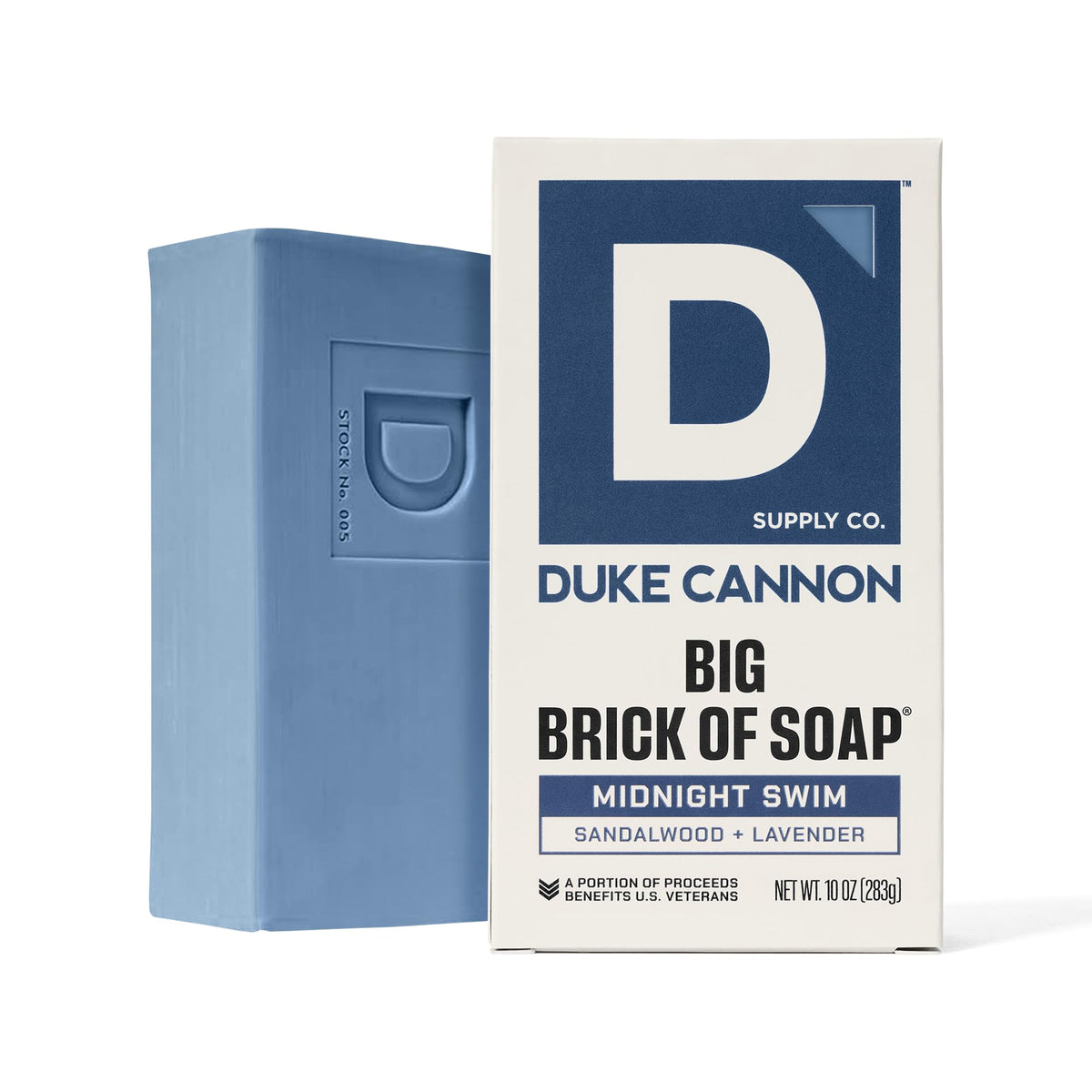 Duke Cannon small cut from brick for travel-friendly portioning