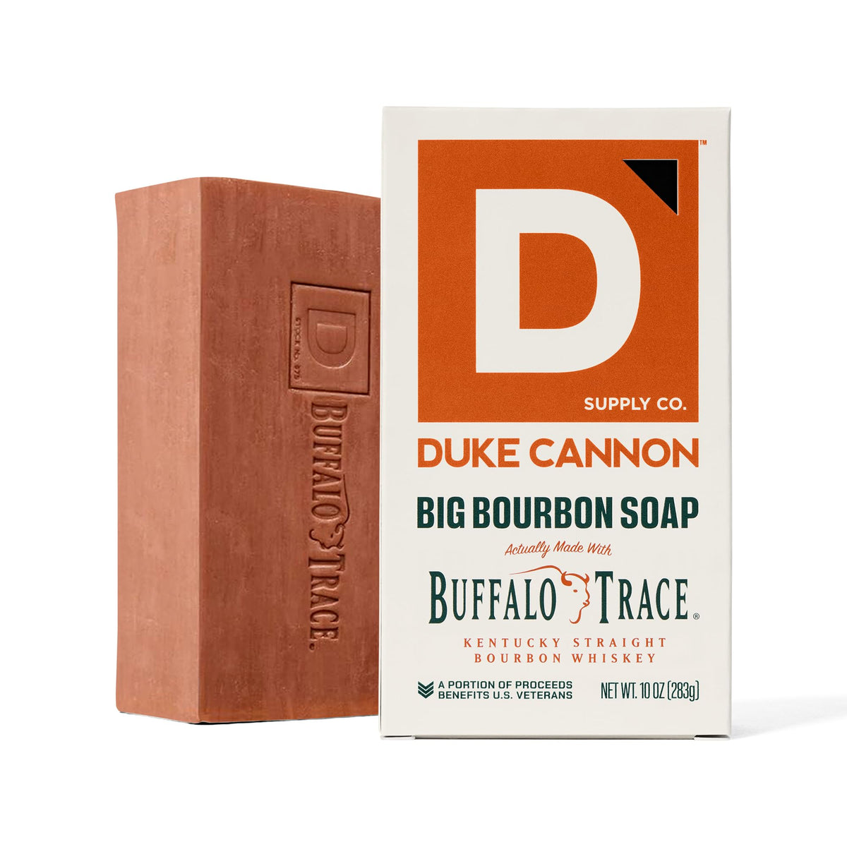 Duke Cannon four stacked bars illustrating bulk pack value and readiness