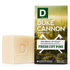 Duke Cannon three-pack arranged as gift set emphasizing value and practicality