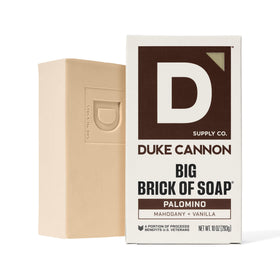 Duke Cannon gift-ready packaging lifestyle image suggesting practical presentability