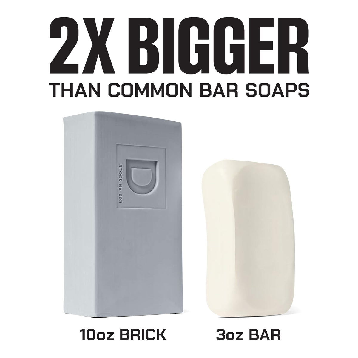 Duke Cannon soap on bathroom shelf styled for rugged everyday grooming benefit
