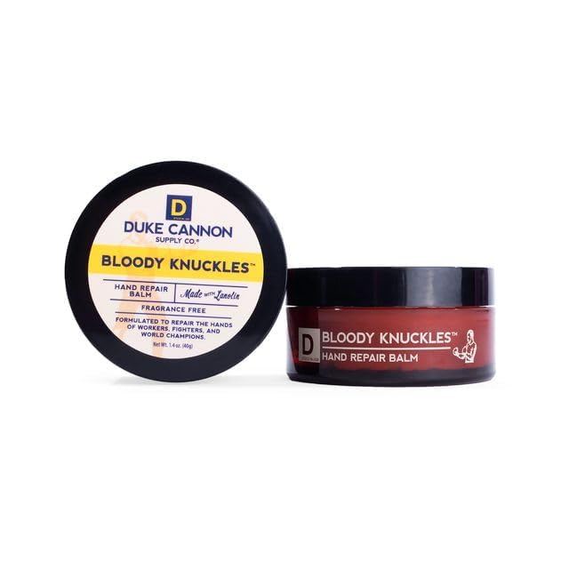 Duke Cannon application on hands demonstrating quick absorption and immediate relief