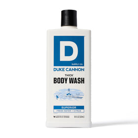 Duke Cannon ingredients display of minerals and plant extracts highlighting hydration benefits