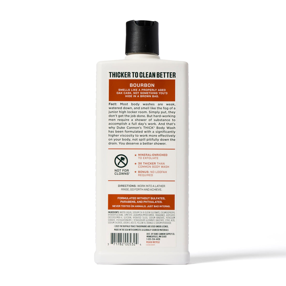 Duke Cannon plant-based ingredients flatlay emphasizing gentle cleansing benefit