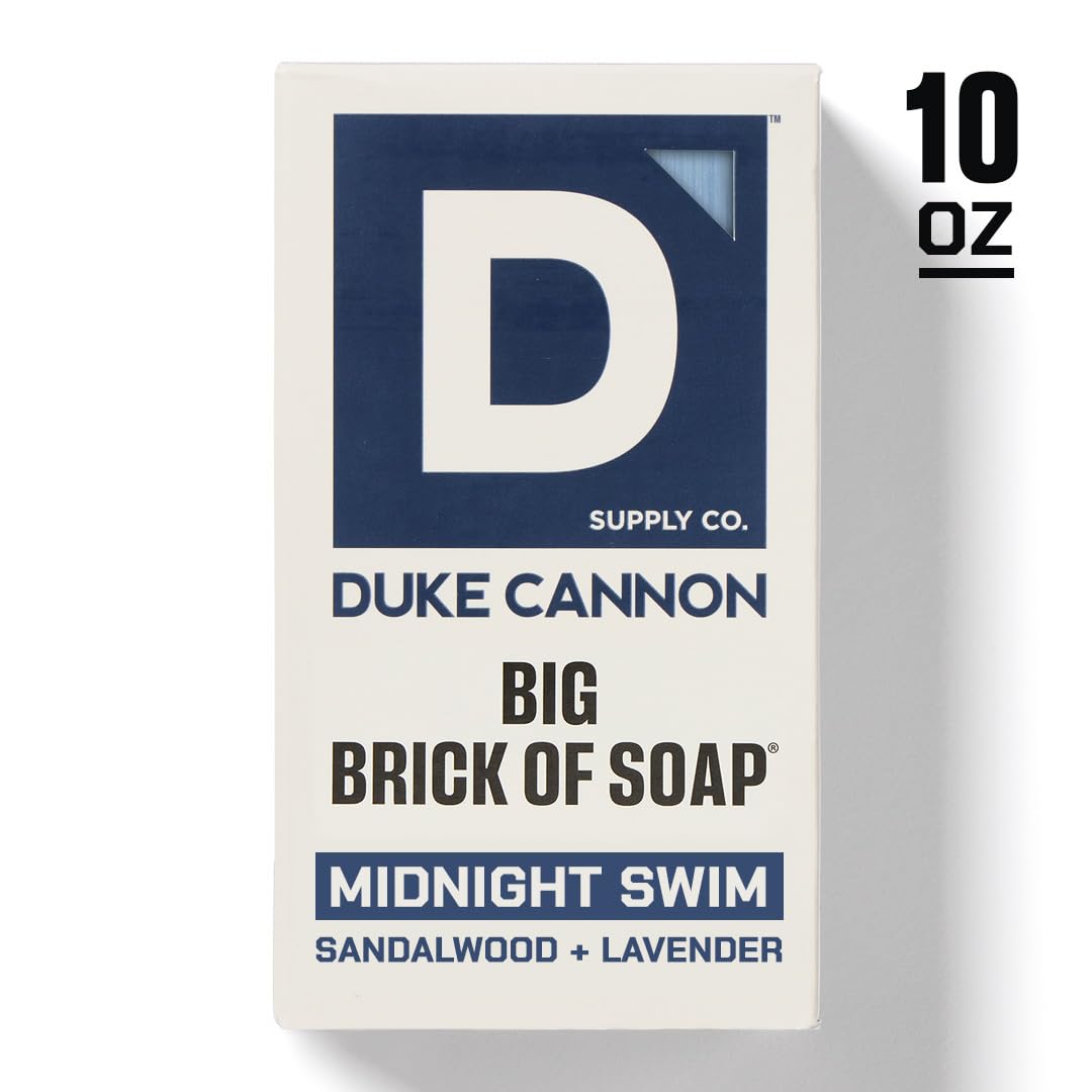 Duke Cannon rich lather in hand demonstrating effective cleansing foam