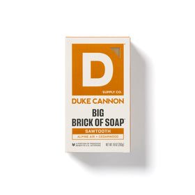 Duke Cannon Midnight Swim bar producing clean lather that rinses easily