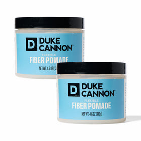 Duke Cannon front packaging showing two tins, clear product benefit visible