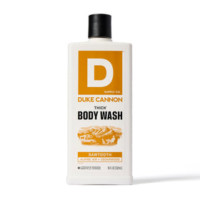 Duke Cannon thick texture on palm demonstrating rich lather and reduced pumps