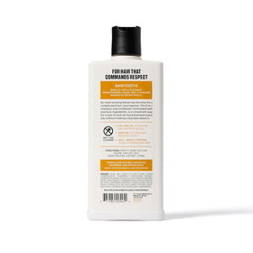Duke Cannon on bathroom shelf in lifestyle shot emphasizing rugged scent