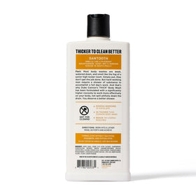 Duke Cannon in-shower scene with man scrubbing for active lifestyle deep-clean benefits