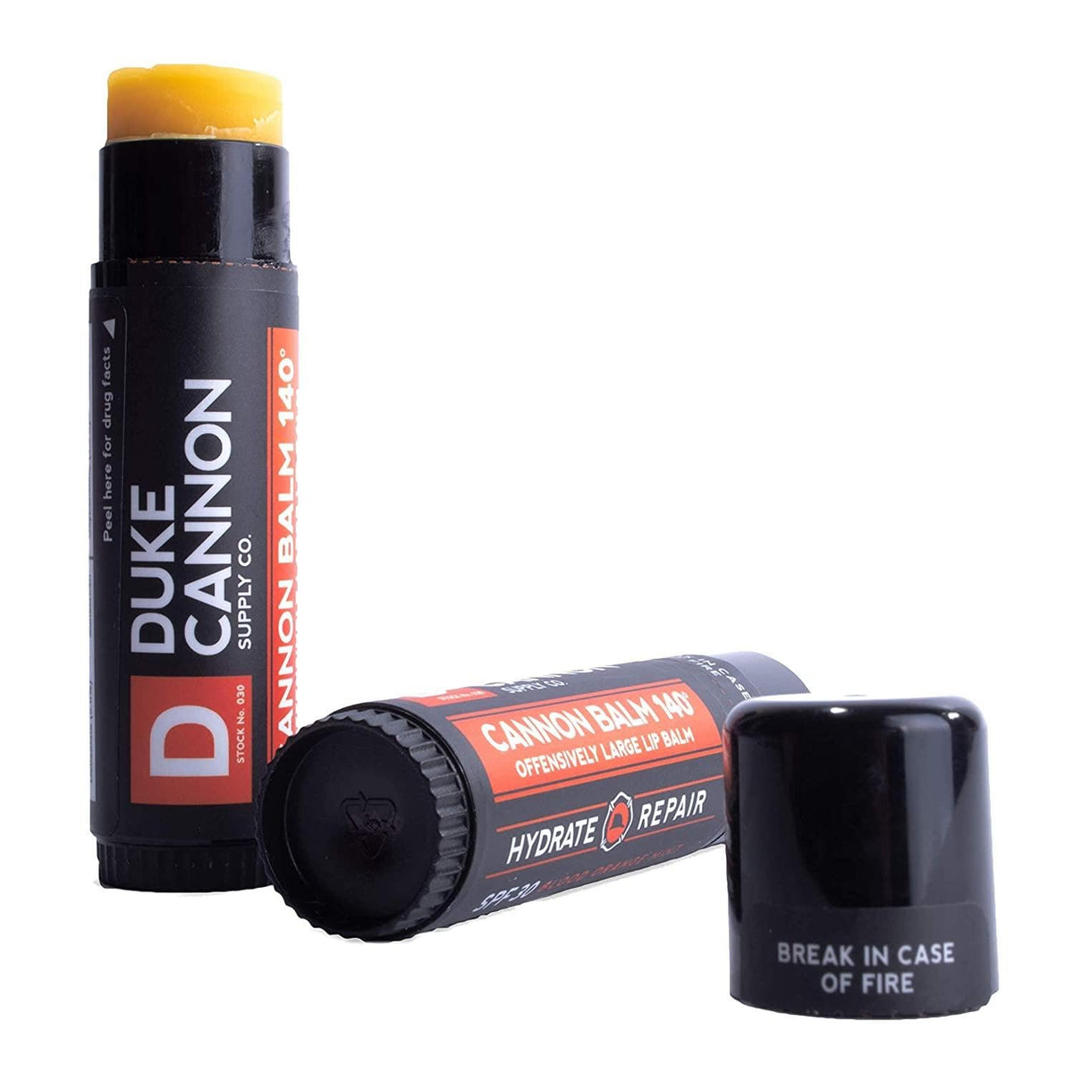 Duke Cannon texture close-up displaying dense, non-greasy formula for lasting hydration