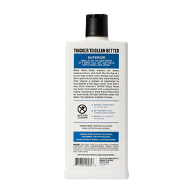 Duke Cannon Midnight Swim rich lather on washcloth showing fuller foam