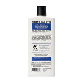 Duke Cannon Superior bottle label visible emphasizing scent and quality