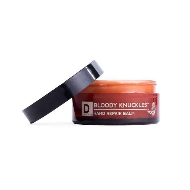 Duke Cannon tube close-up showing balm texture and smooth application benefit