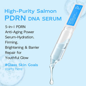 dumie single ampoule open closeup highlighting sterile single-use freshness