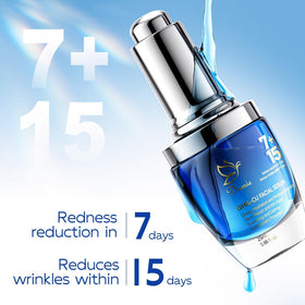 dumie gel-like serum texture spread to show lightweight hydration