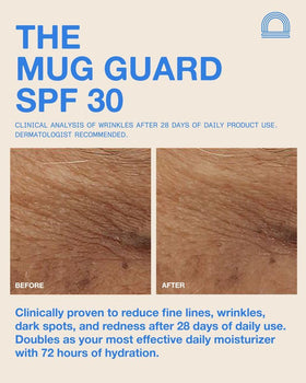 DUNE label close-up highlighting ingredients and reef-safe claim for transparency