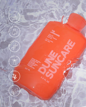 DUNE Lifeguard with avocado coconut kiwi botanicals for nourishment