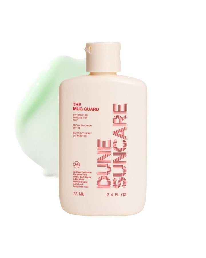 DUNE front packaging showing product name and SPF 30 for clear identification