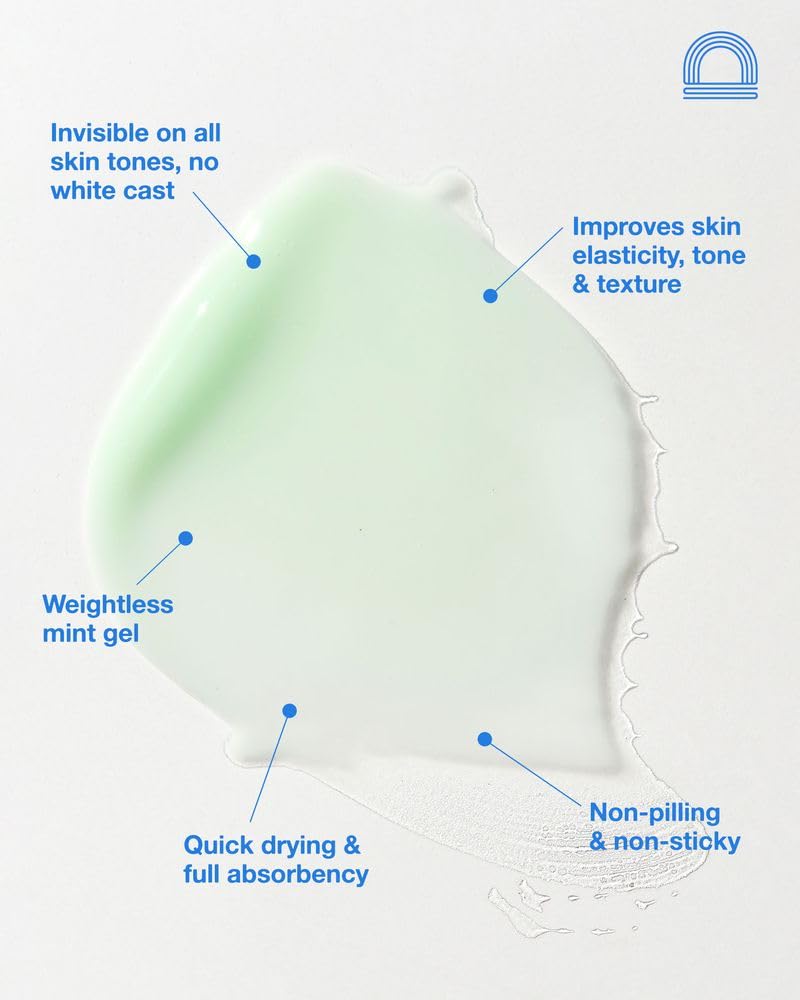 DUNE layered under foundation proving compatibility with makeup for even skin