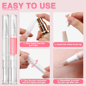 DupakSYS pen applying cuticle oil demonstrating controlled dispensing