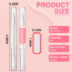 DupakSYS transparent tube with liquid inside for easy content check