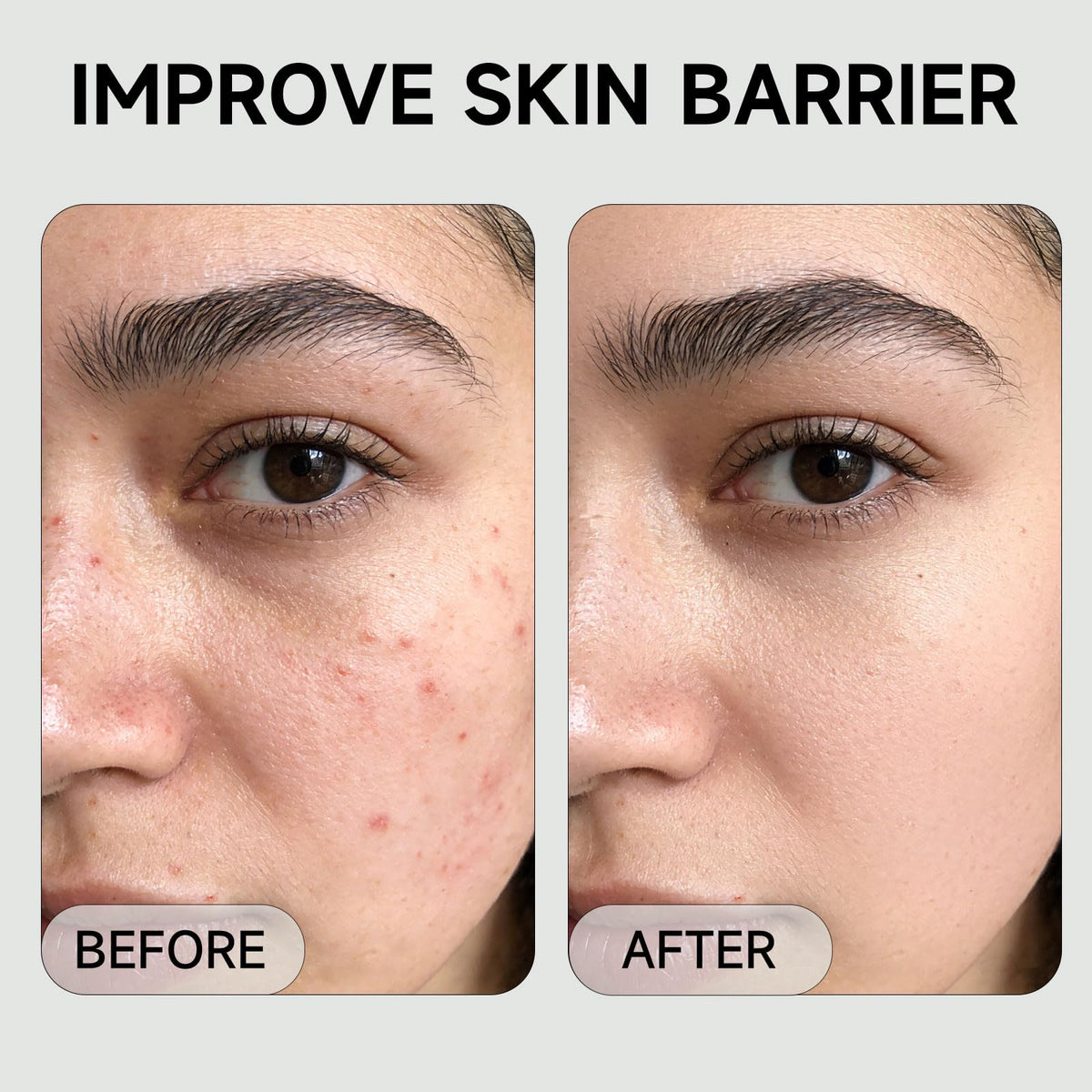 DuralineMakeupFixer applied on cotton pad showing easy application benefit