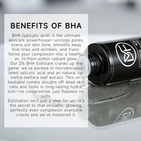 DuralineMakeupFixer label close-up highlighting BHA and ingredient clarity