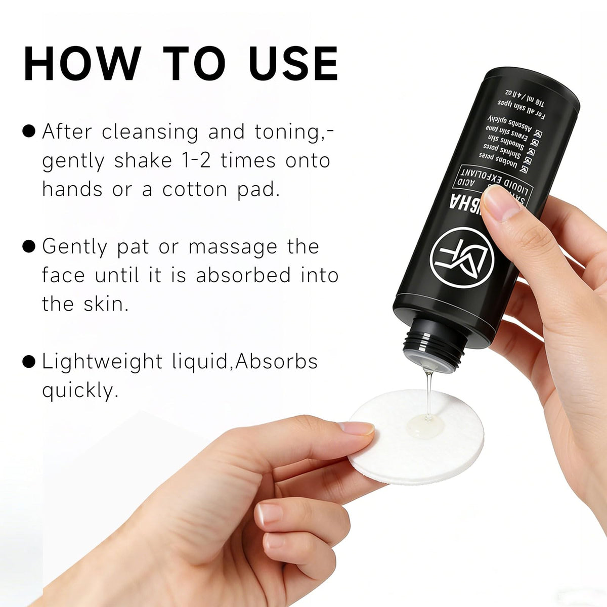 DuralineMakeupFixer bottle in hand for size comparison and travel-friendly benefit