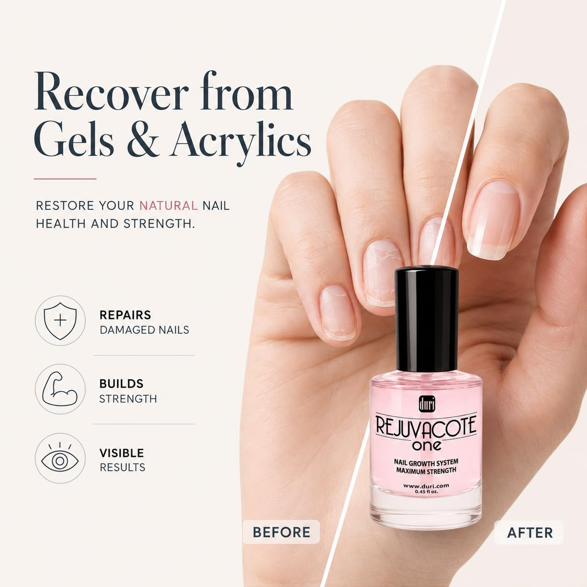duri label close-up highlighting product name and strength benefits