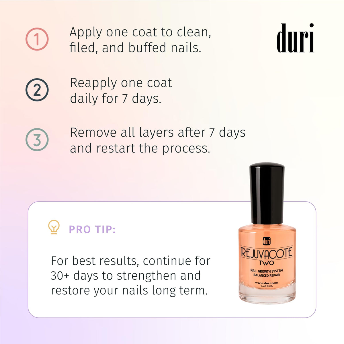 duri lifestyle manicure setting demonstrating salon-quality home results