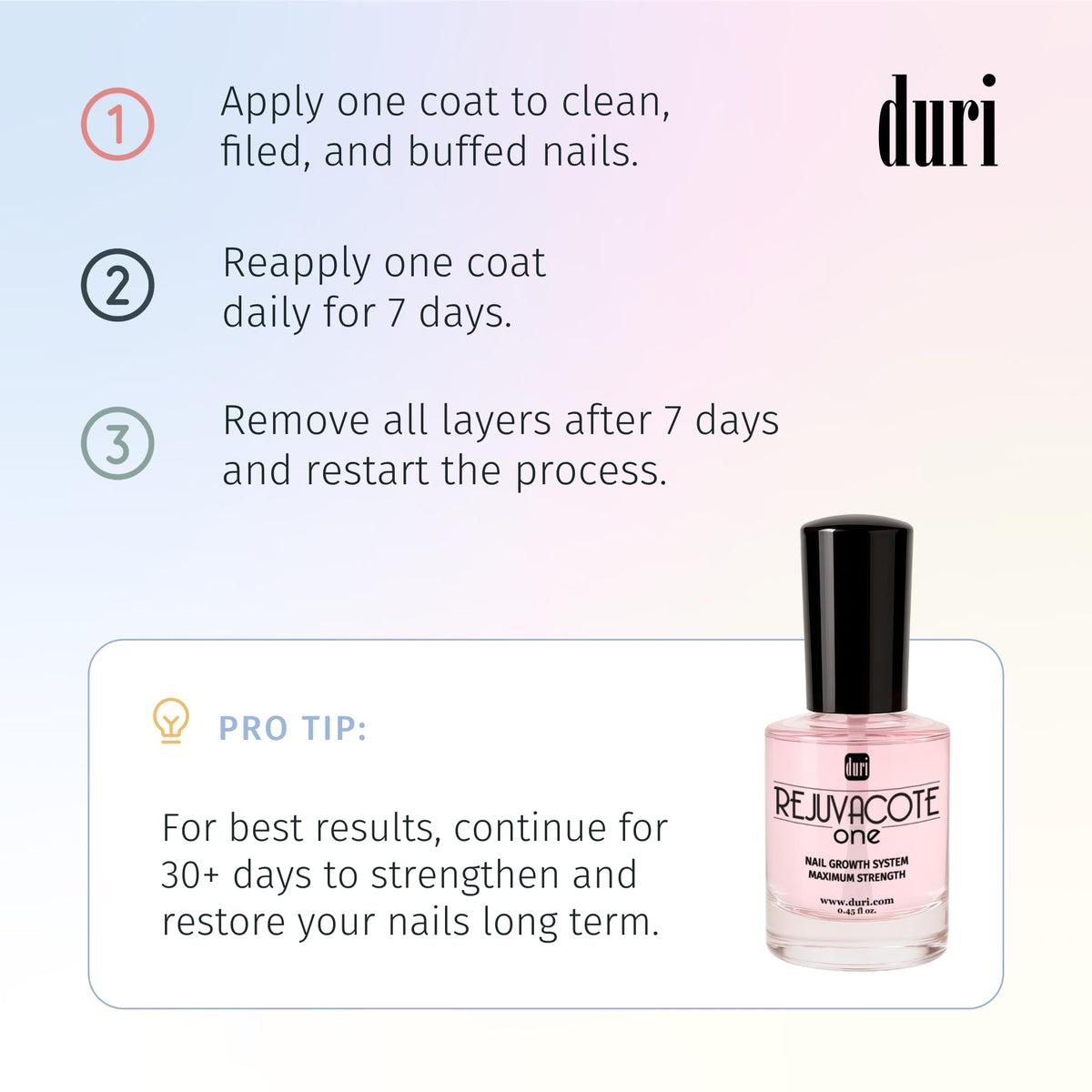duri Rejuvacote 1 on bathroom vanity lifestyle scene promoting easy daily use