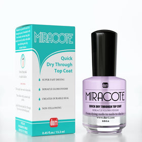 duri glossy finished nails after Miracote giving long-lasting shine