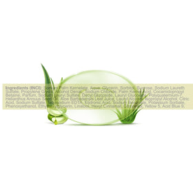 Duru aloe vera bar in use with rich lather demonstrating gentle moisturizing