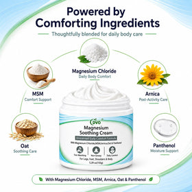 DVO cream applied to legs easing muscle tension after activity