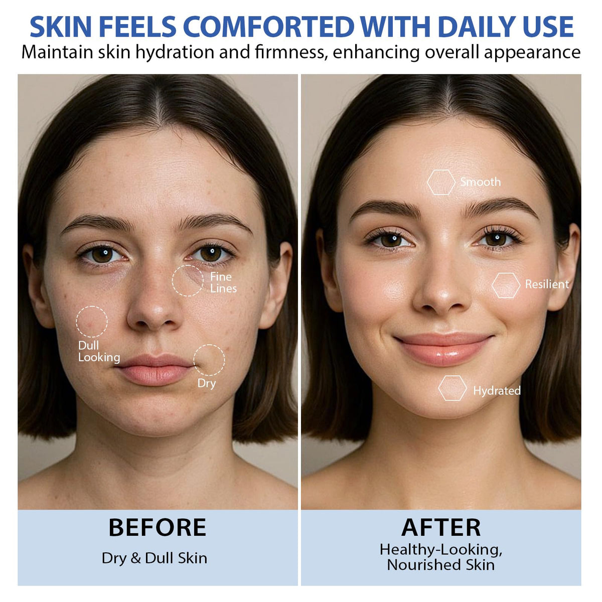Dvoevivh used on elbow to show targeted relief for very dry skin areas