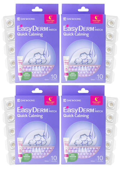 DWEasyDerm front packaging showing 4-pack, value and clarity