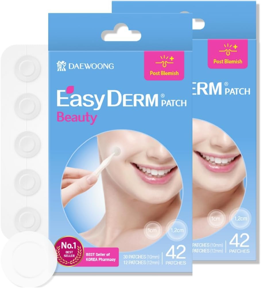 DWEasyDerm front packaging showing 84-count and travel-ready benefit