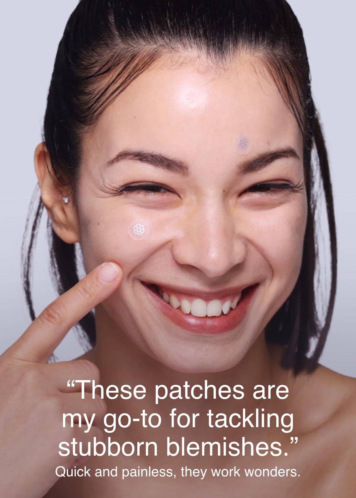 DWEasyDerm patch applied on skin at night reducing friction benefit