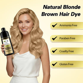 DYEING 221 BC argan oil droplet close-up, highlighting nourishing ingredient and added shine