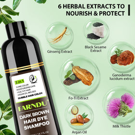DYEING 221 BC being applied to dry hair demonstrating quick 10–15 minute use