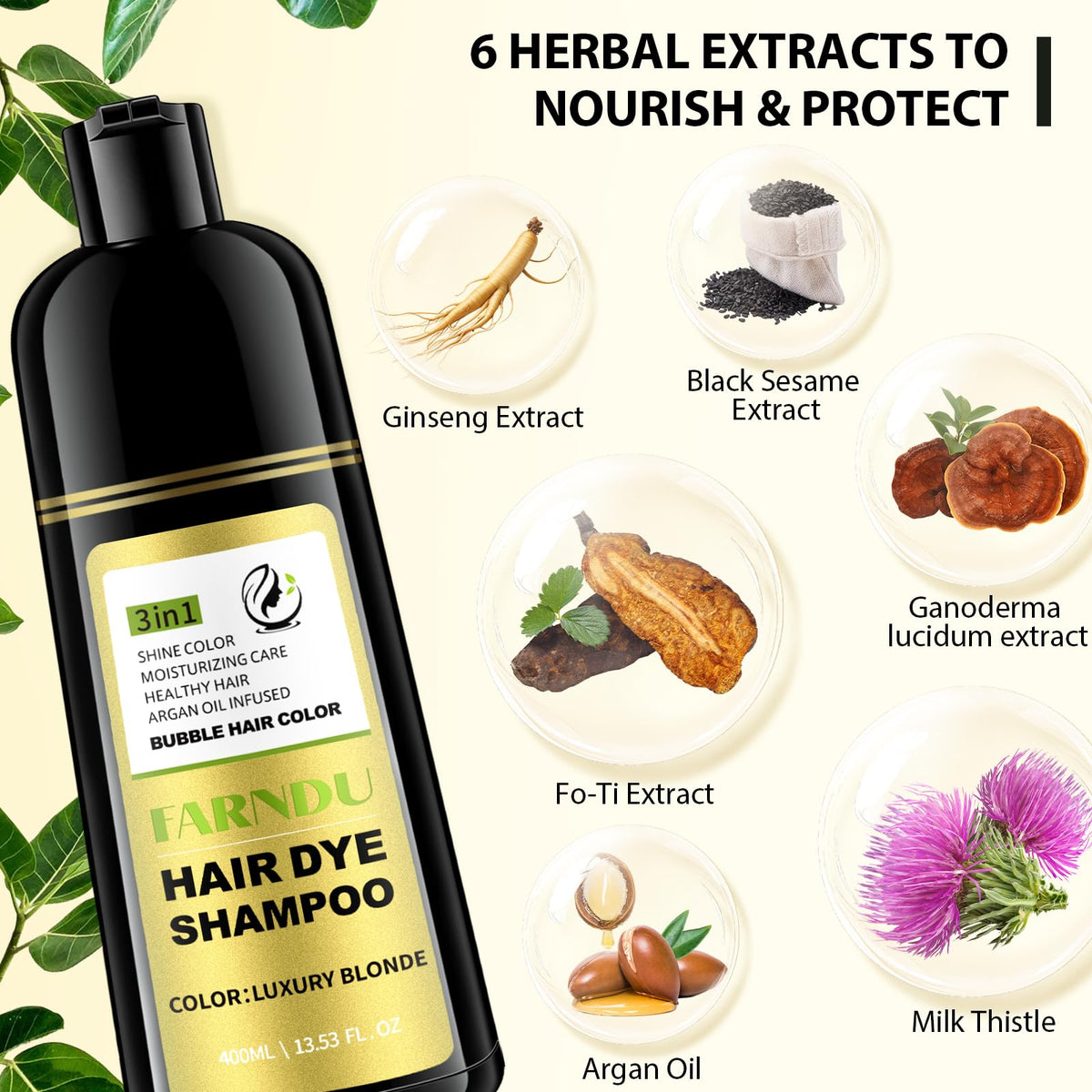 DYEING 221 BC being massaged into dry hair for easy at-home application