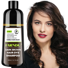 DYEING 221 BC front packaging showing product benefits and dark brown shade