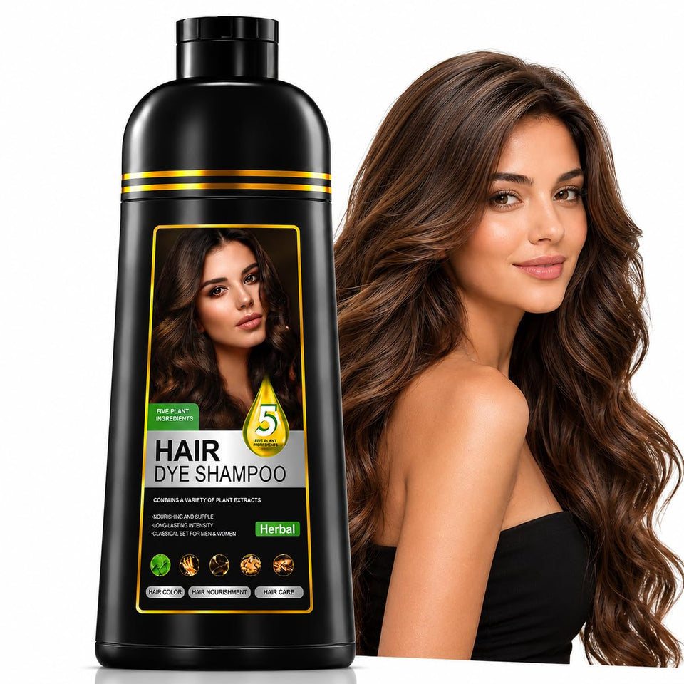 Dyelorapop front packaging chestnut brown showing bottle and label for easy identification and benefit