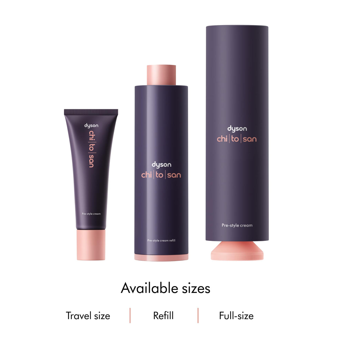 Dyson Chitosan flatlay with bergamot and oils indicating signature fragrance and conditioning