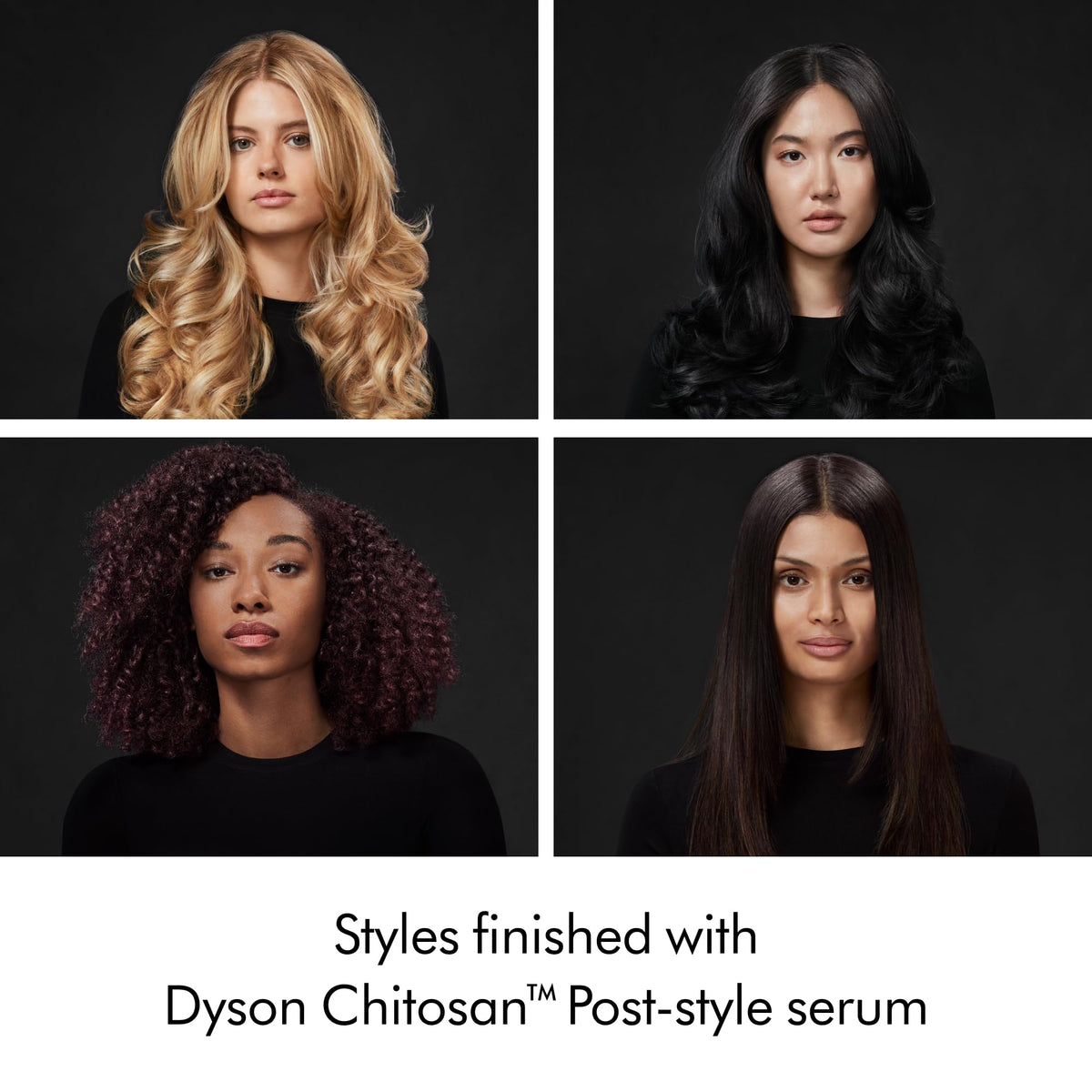 Dyson Chitosan ingredient list highlighting chitosan and hyaluronic acid