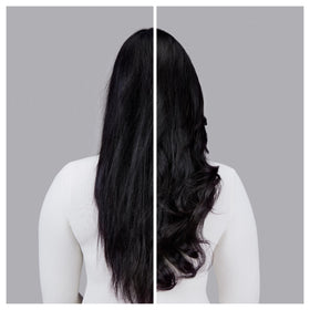 Dyson Chitosan smoothing mid-lengths close detail showing conditioned, touchable hair