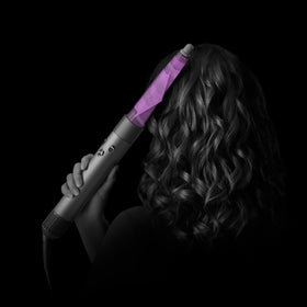 Dyson conical barrel beside Airwrap styler showing compatibility and size