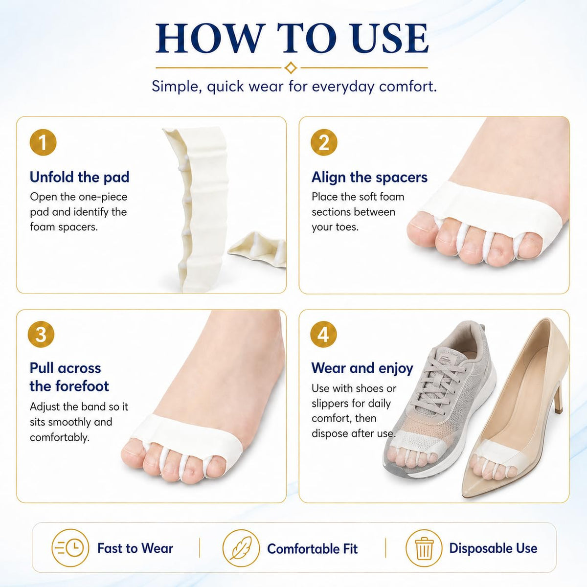 Dzadi pad placed inside sneaker demonstrating slim fit benefit