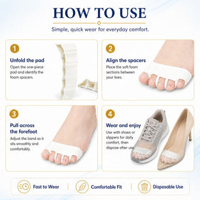 Dzadi pad placed inside sneaker demonstrating slim fit benefit